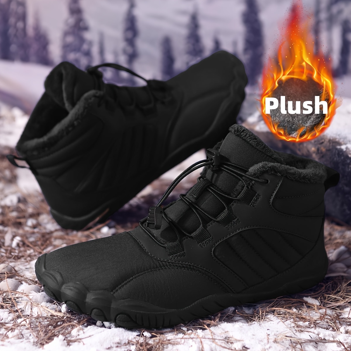 Women'S Shoes Extra Wide - Scarponi da Neve Unisex Invernali Foderati