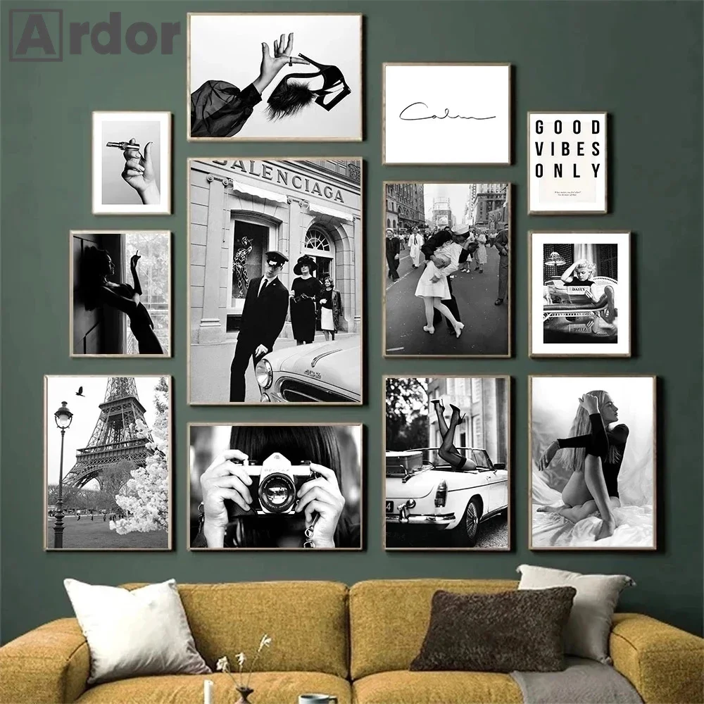 Women Shoes Quote - Moda donna Sexy Wall Art Poster