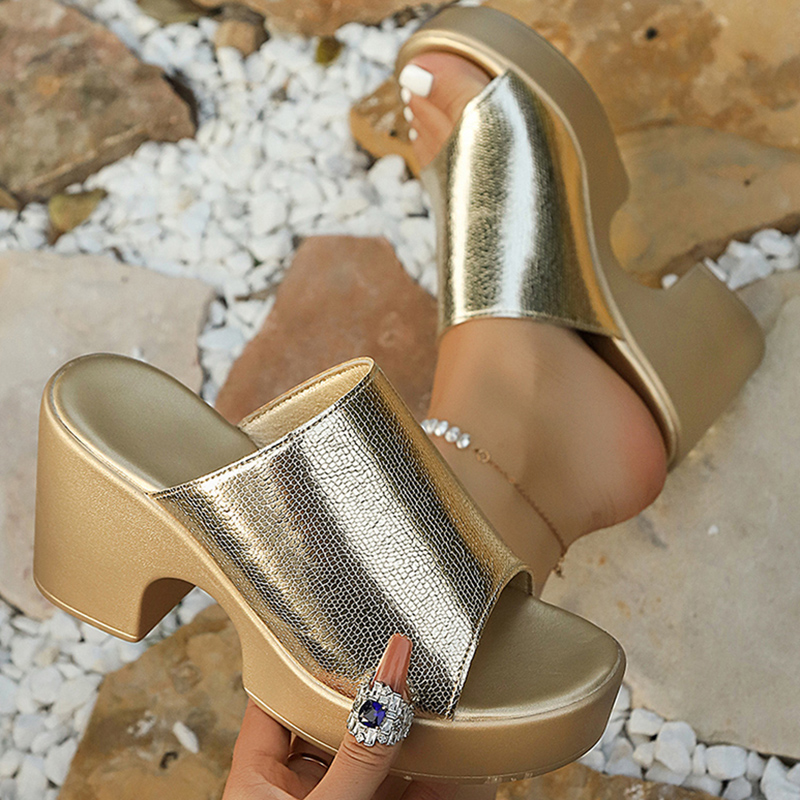 Sandali Donna con Plateau Spes - Metallic Heel Sandal recensione e prezzo
