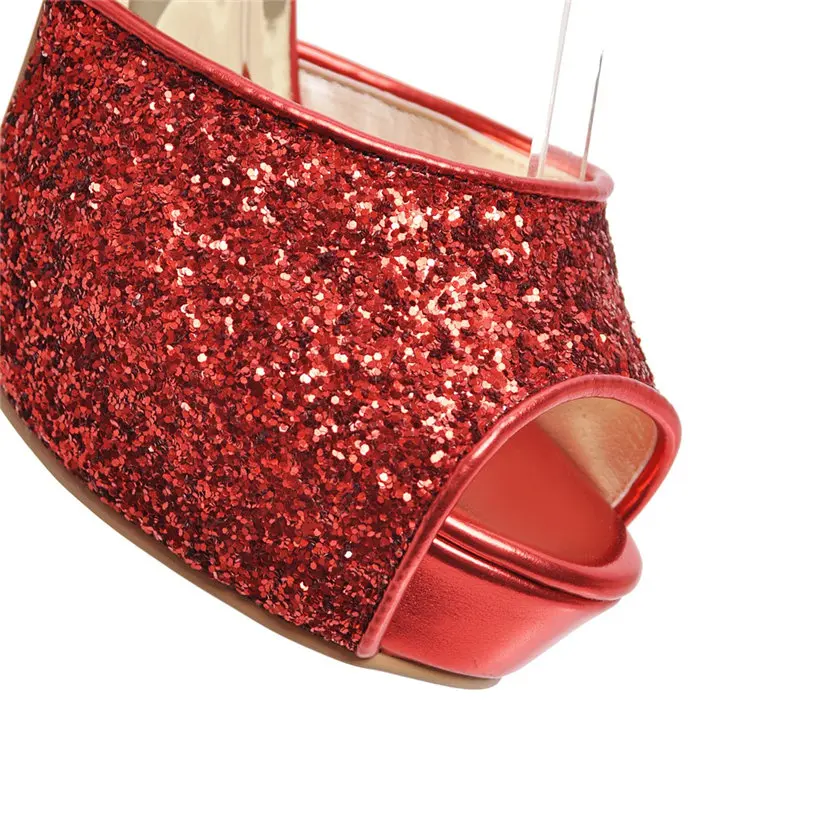 Sandali con plateau con tacco  - Metallic Heel Sandal recensione e prezzo