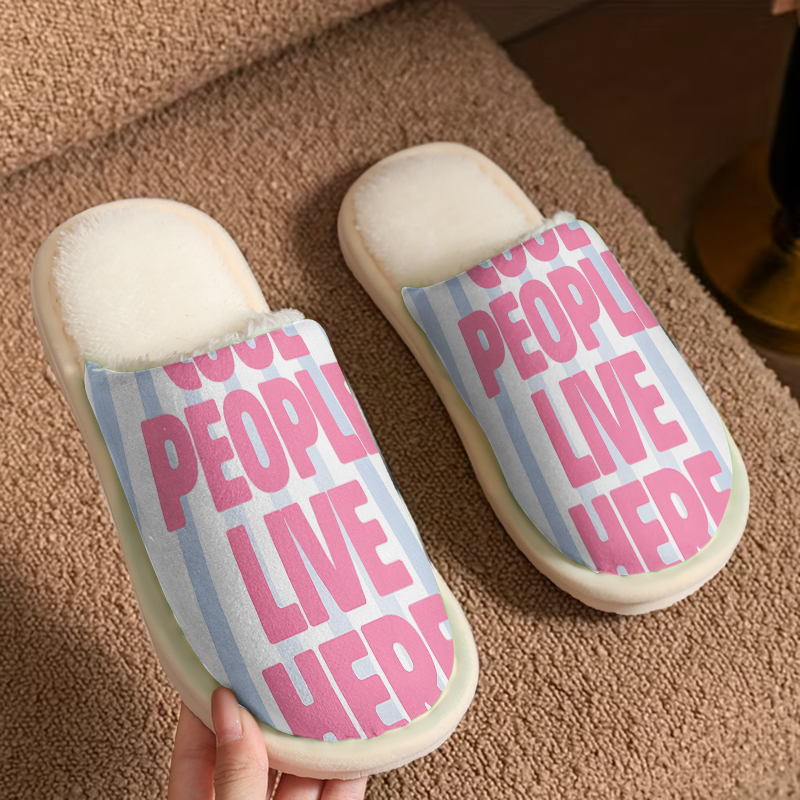Ciabatte di Lusso con Frase Or - Women Shoes Quote recensione e prezzo