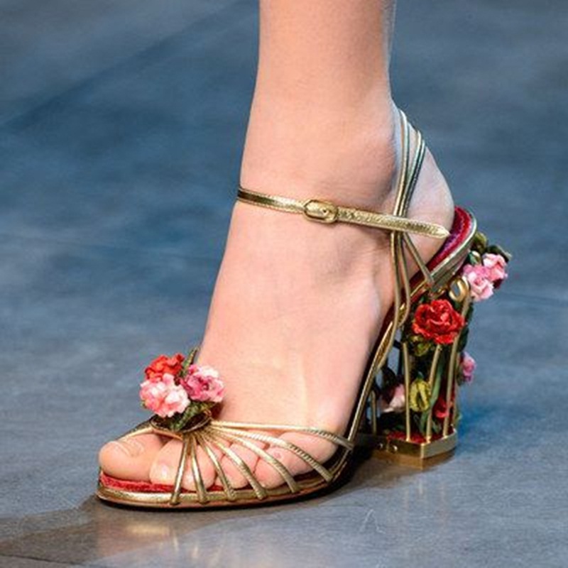 Sandali da donna con gabbia pe - Metallic Heel Sandal recensione e prezzo