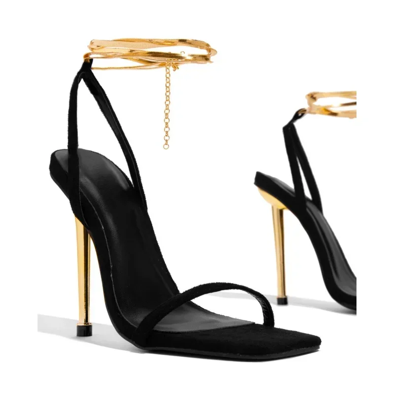 Sandali Sexy da Donna con Tacc - Metallic Heel Sandal recensione e prezzo