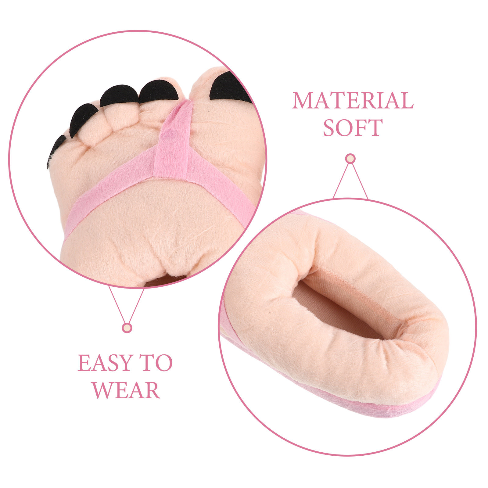 1 Paio di Pantofole a Forma di - Women Shoes For Big Feet recensione e prezzo